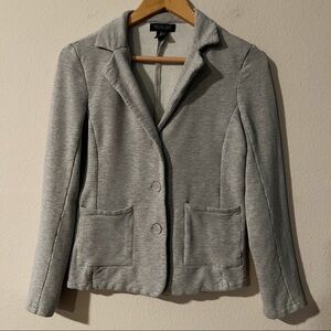 Rachel Zoe heather gray sweater blazer